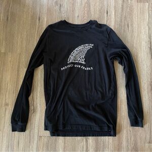 Protect Our Sharks Long Sleeve Graphic Tee